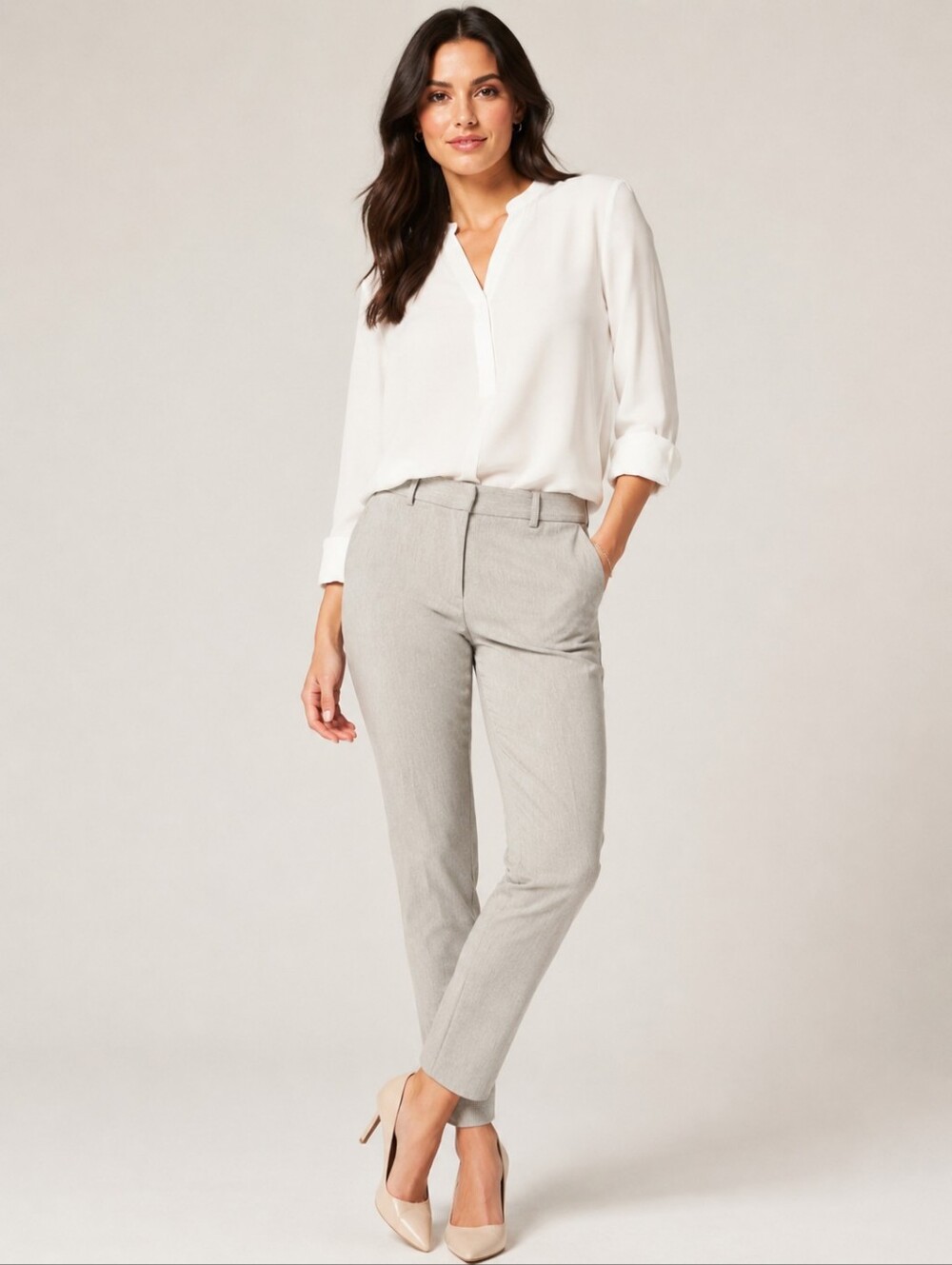 ❤ EXPRESS COLUMNIST MID RISE SLIM ANKLE PANTS / TROUSERS, 8 (29)